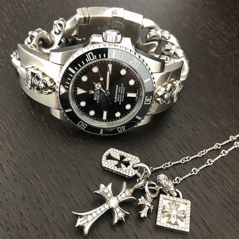 chrome hearts rolex gold|chrome hearts rolex price.